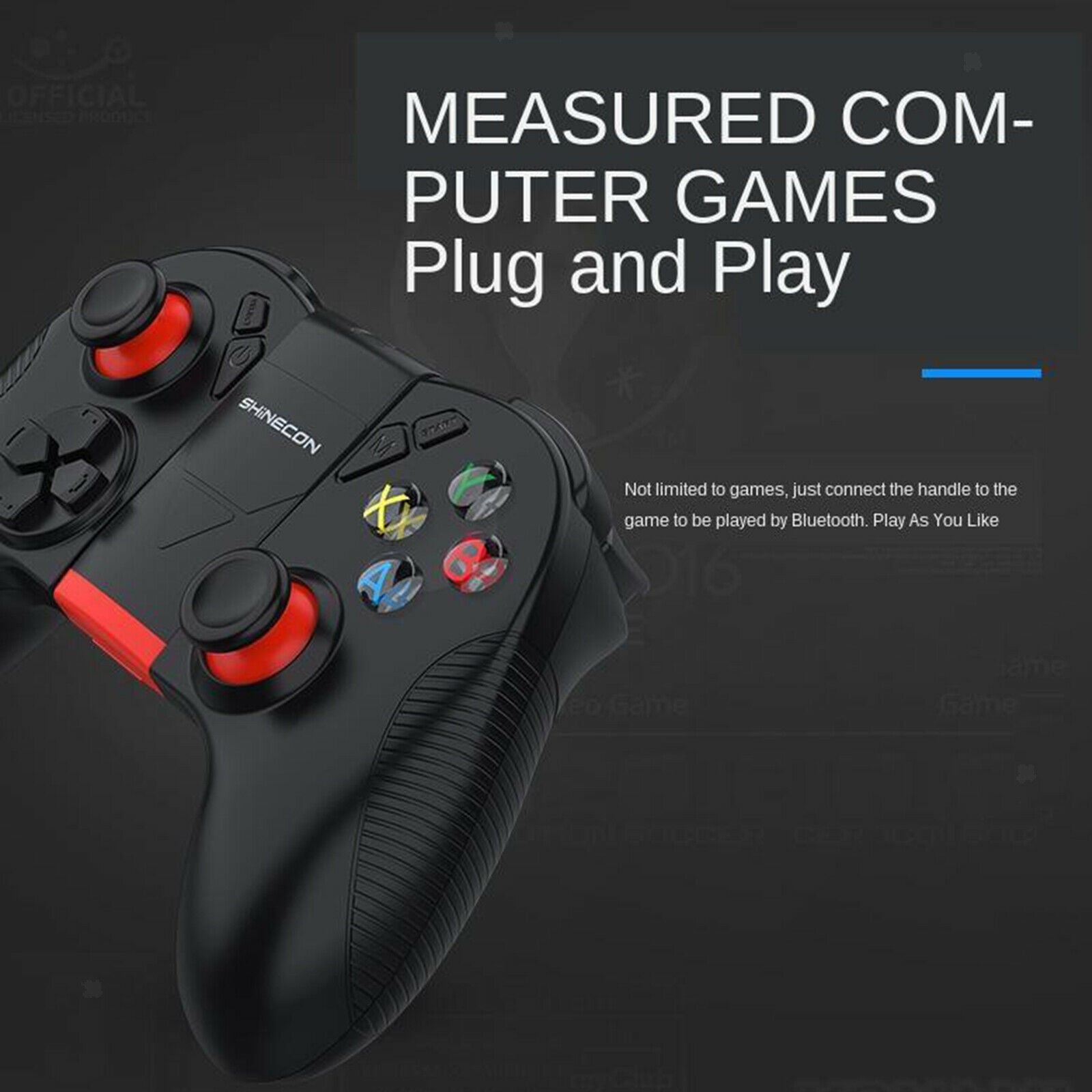 B04 Shinecon Wireless Game Controller Gamepad for Android IOS Smartphone Tablet