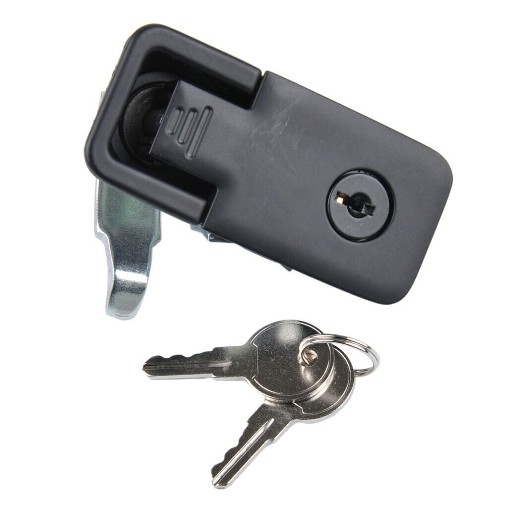 Zinc Alloy Adjustable Lever Hand Operated Compression Latch, Black