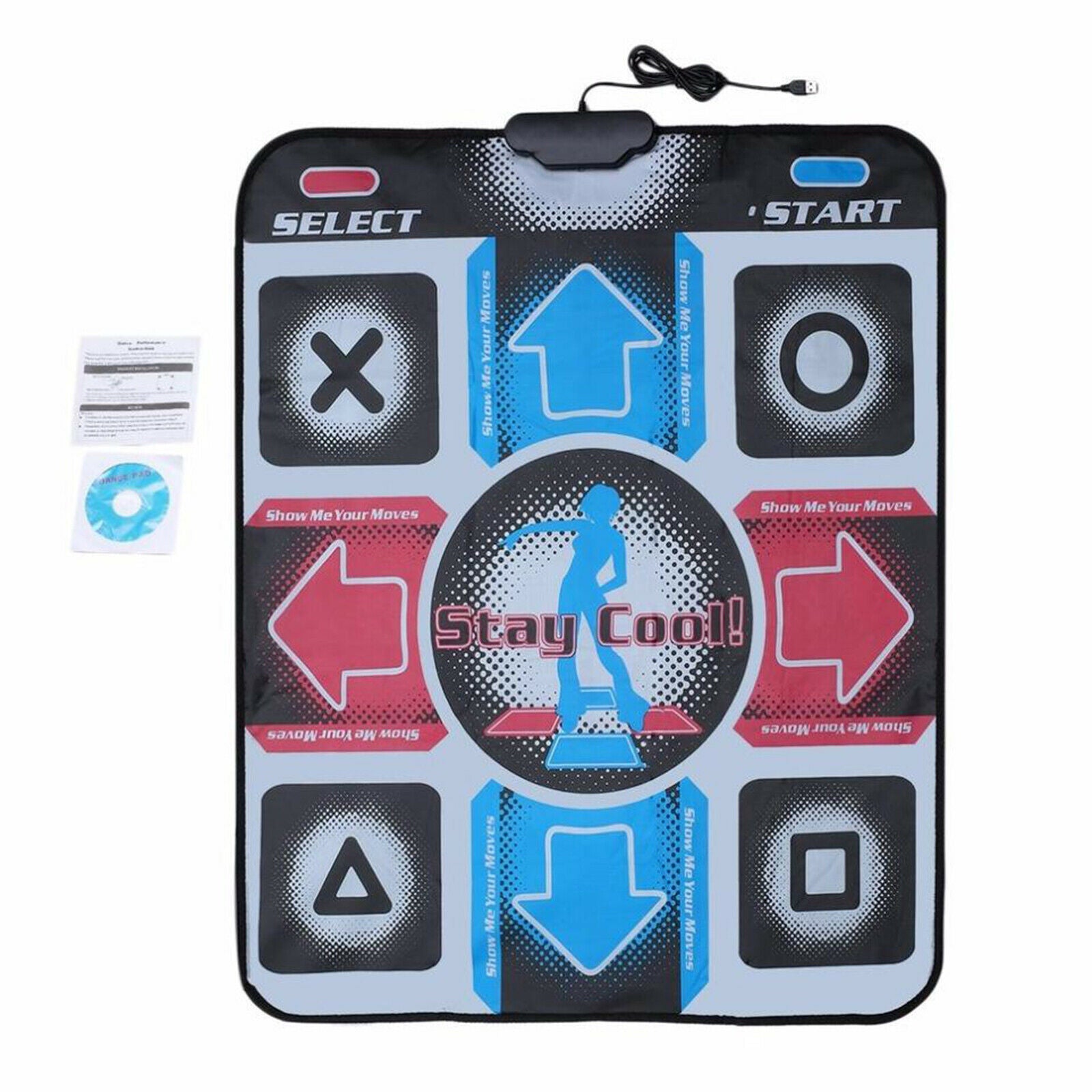 Person Dancing Mat Pad Non Slip Dance Blanket for PC Laptop Video Game