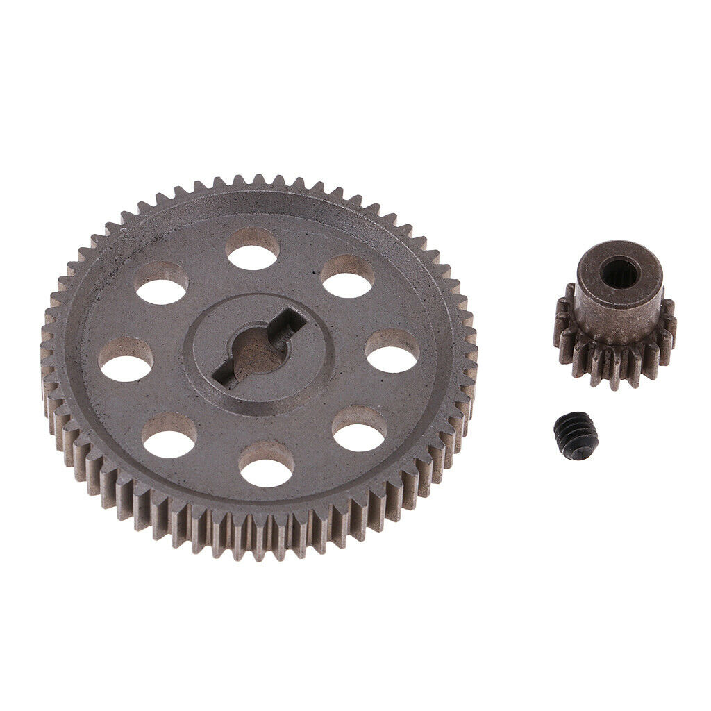 1/10 RC Car Spare Parts 64T Diff Main  17T Motor Gear for HSP Buggy Accs
