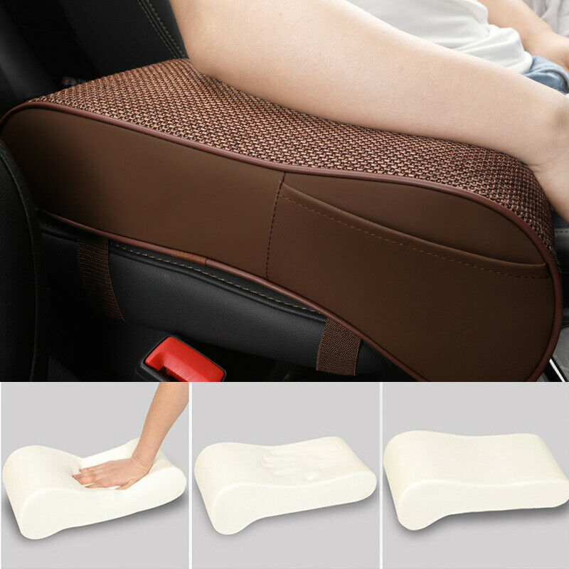 Memory Foam Car Center Console Box Armrest Support Cushion Breathable Pad Soft