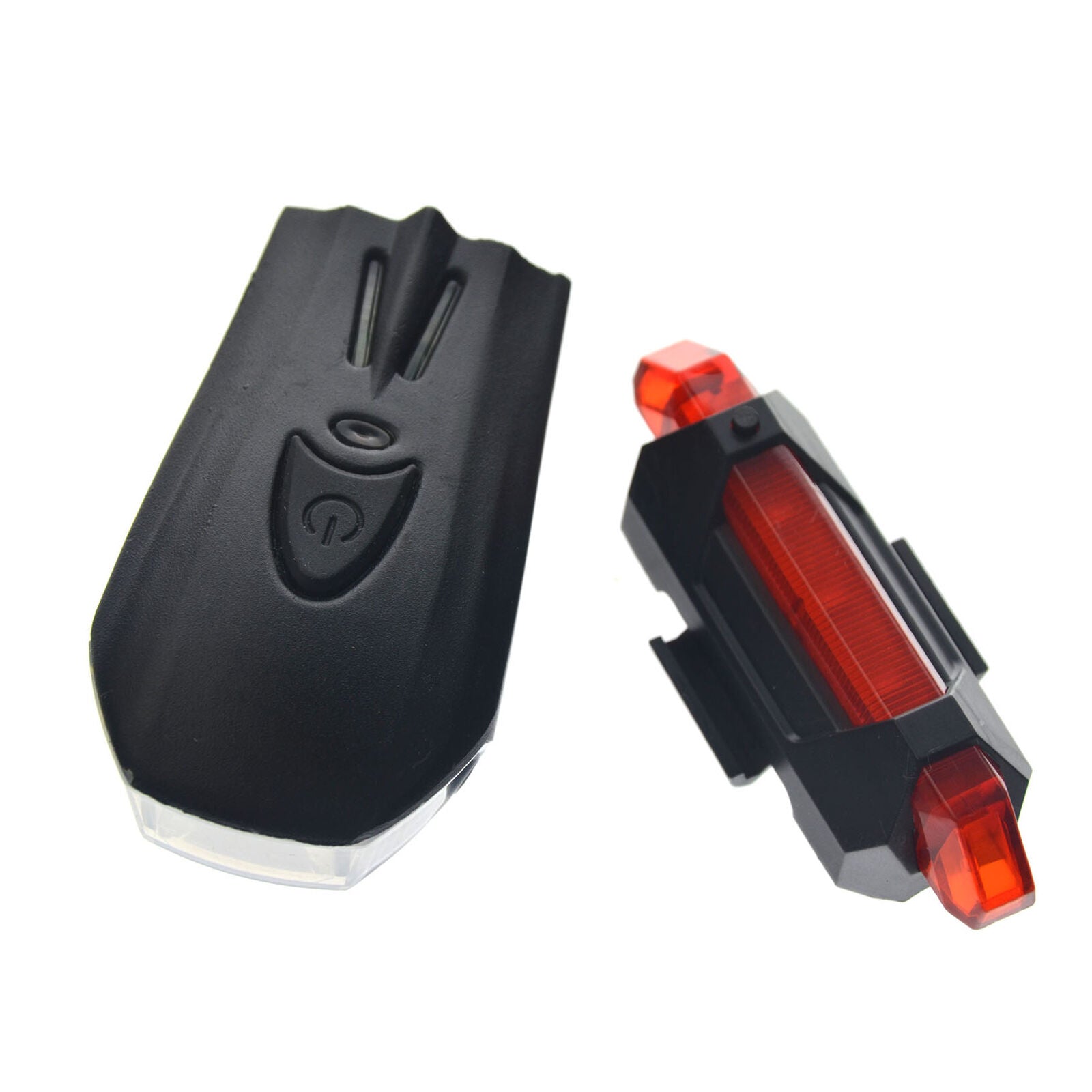 Rechargeable Bicycle Bike Headlight Rear Taillight Set USB LED Light Front Lamp