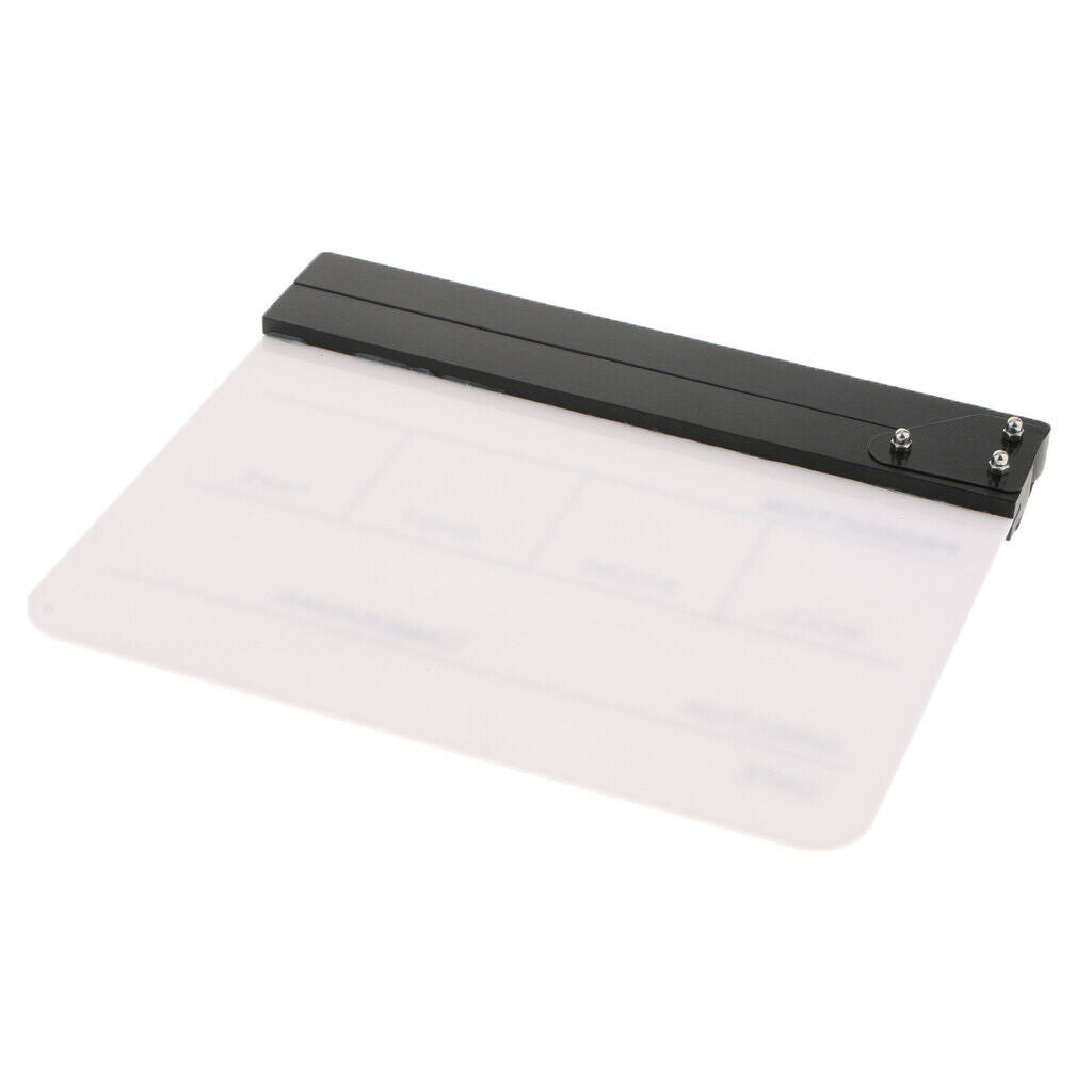 Film Movie Clapper Board Director Video Scene Cut Action Prop Clap White