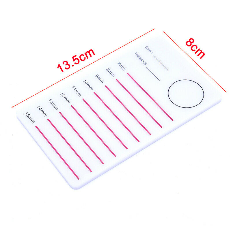 1Pcs Acrylic Eyelash Pad Lash Extension Glue Pallet Display Palette Makeu.l8