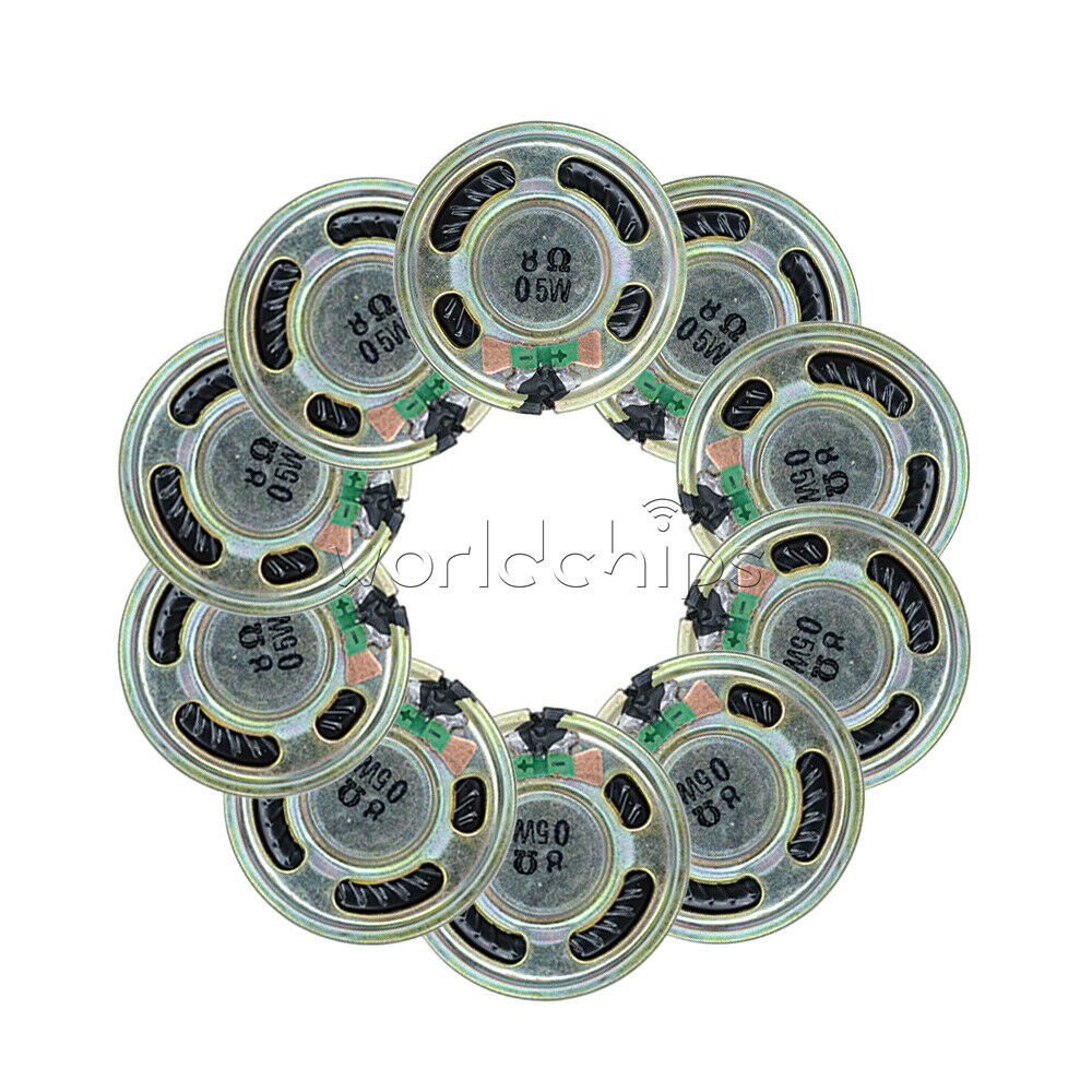10Pcs Small 8Î© 0.5W Trumpet 36mm Diameter Loudspeaker Loud Speaker