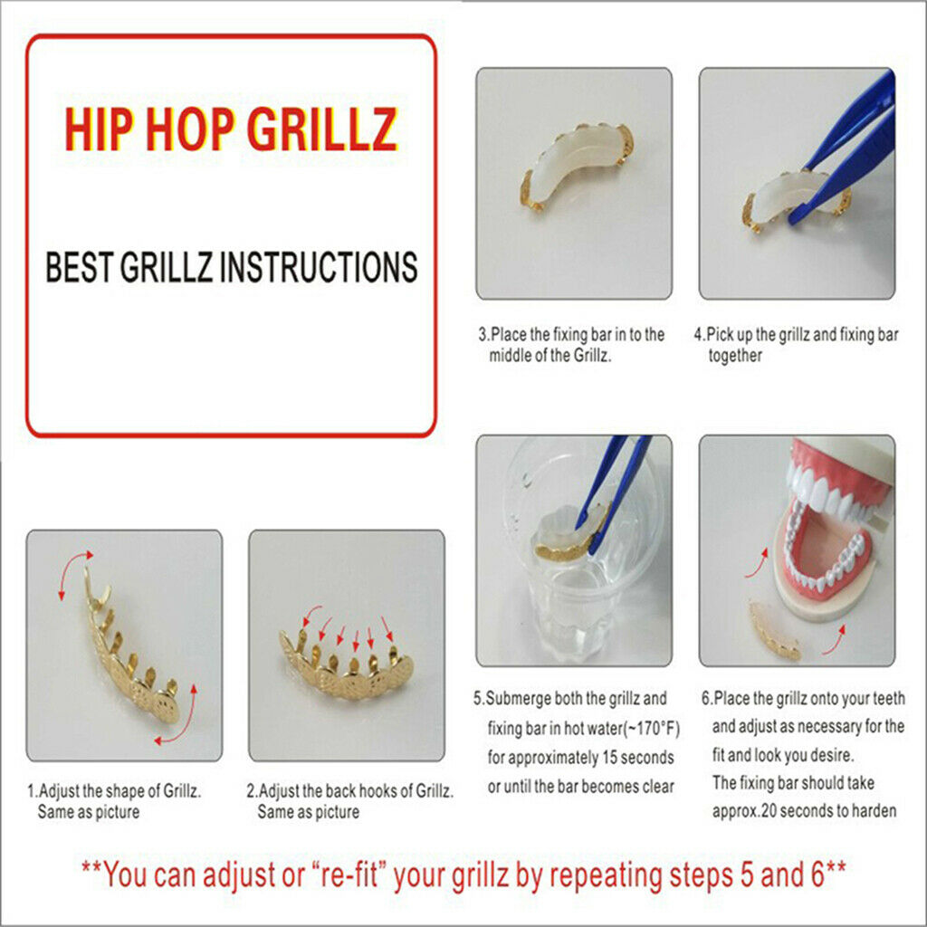 Copper Hip Hop Teeth Grills Vampire Teeth Grill   Jewelry Golden Top