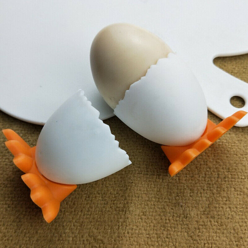 5PCS Egg Holder Creative Cute Egg Cup Holder Egg Opener Separator Kitchen.l8