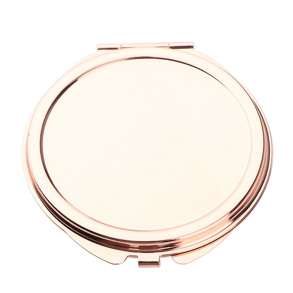 2 Sizes Of Dual Side Makeup Mirrors, Compact Cosmetic Round Pocket Purse Hand