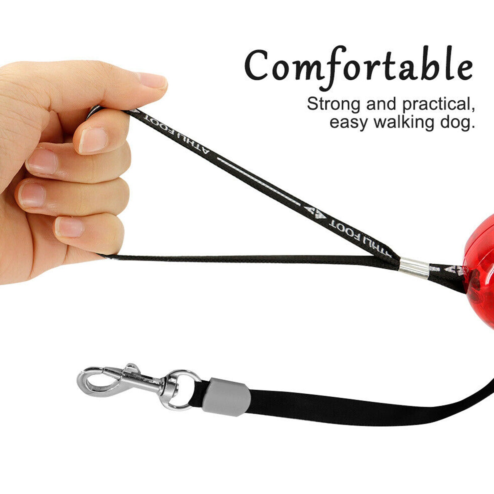 Mini Small Dog Retractable Lead Hands Free Extending Pet Puppy Cat Walking Leash