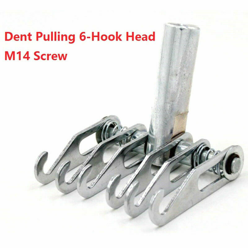 Dent Puller 6 Finger Hook Head M14 Thread Pulling Claw Paw for Spot Welding Tool