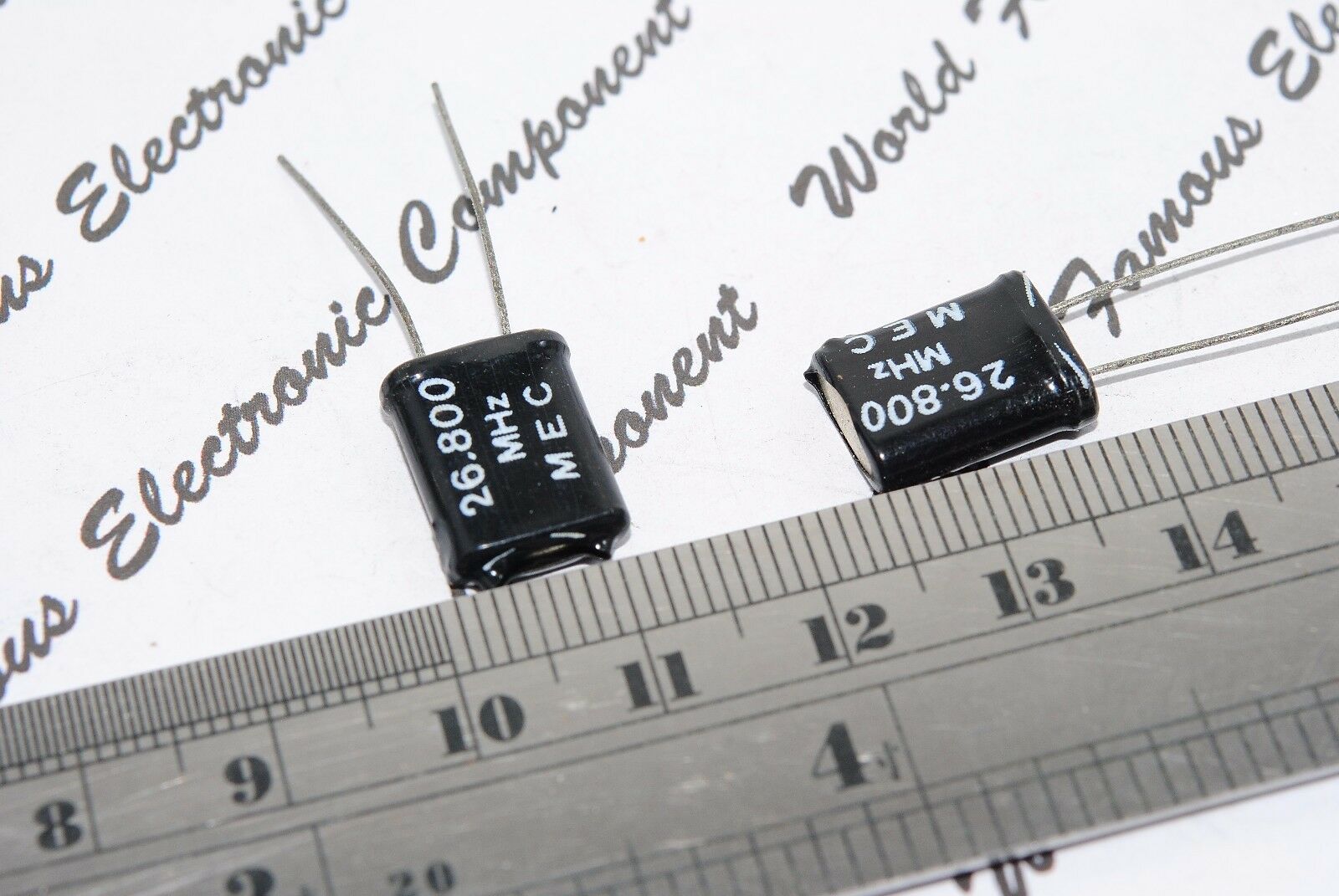 2pcs - MEC 26.800 MHZ Quartz Crystal Resonator / XTAL