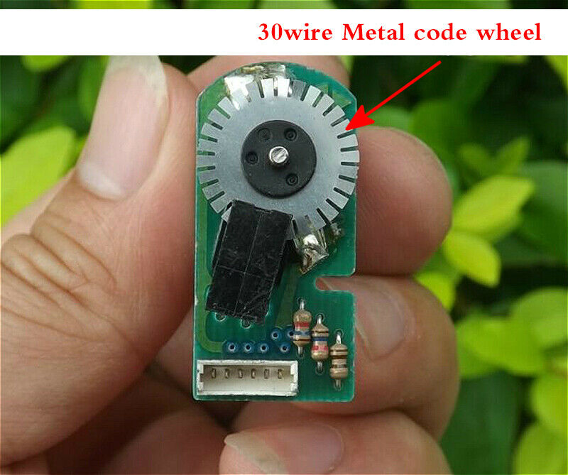 130 DC12V Motor Metal Code wheel Speed measuring motor Encoder 30-wire AB