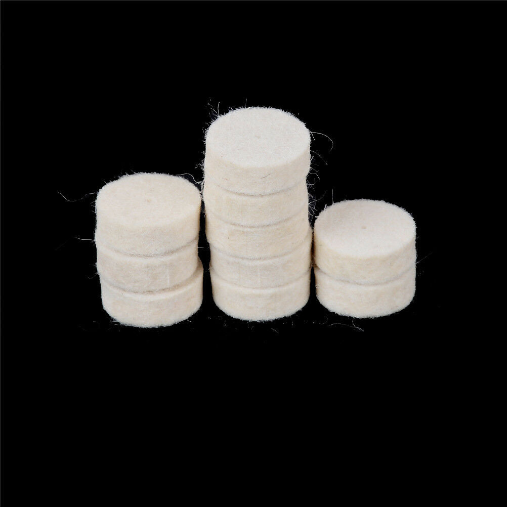 25Mm 10Pcs Grinder Wheel Brush Wool Felt Polishing Buffing Drill Rotary To.l8
