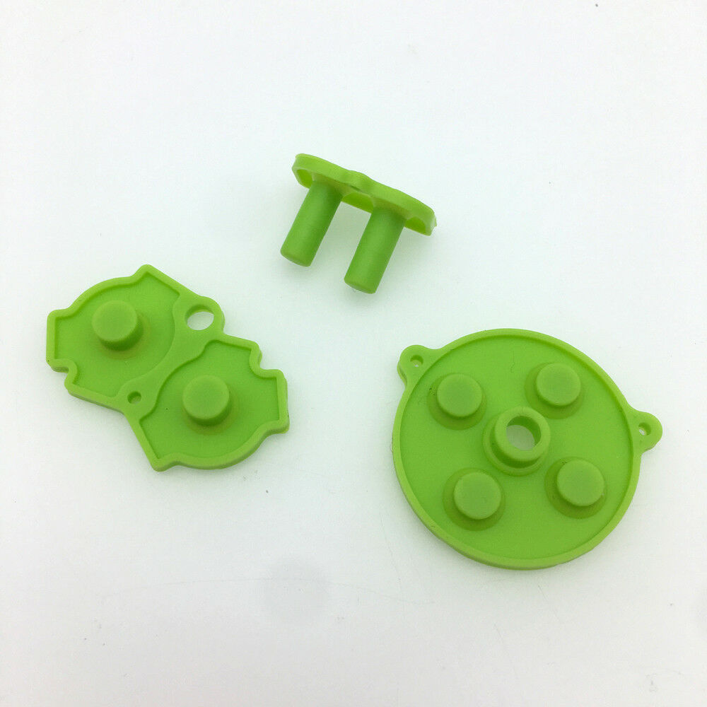 1 Set Green Conductive Silicone button pads For Nintendo Game Boy Advance GBA