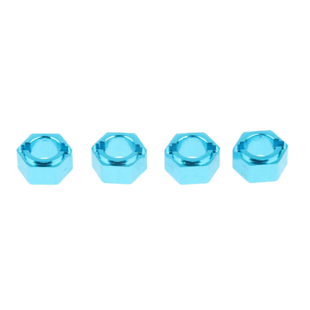 4pcs Stainless Steel Nut Nut Wheel Drive Screws 7mm for 1/18 Wltoys A949