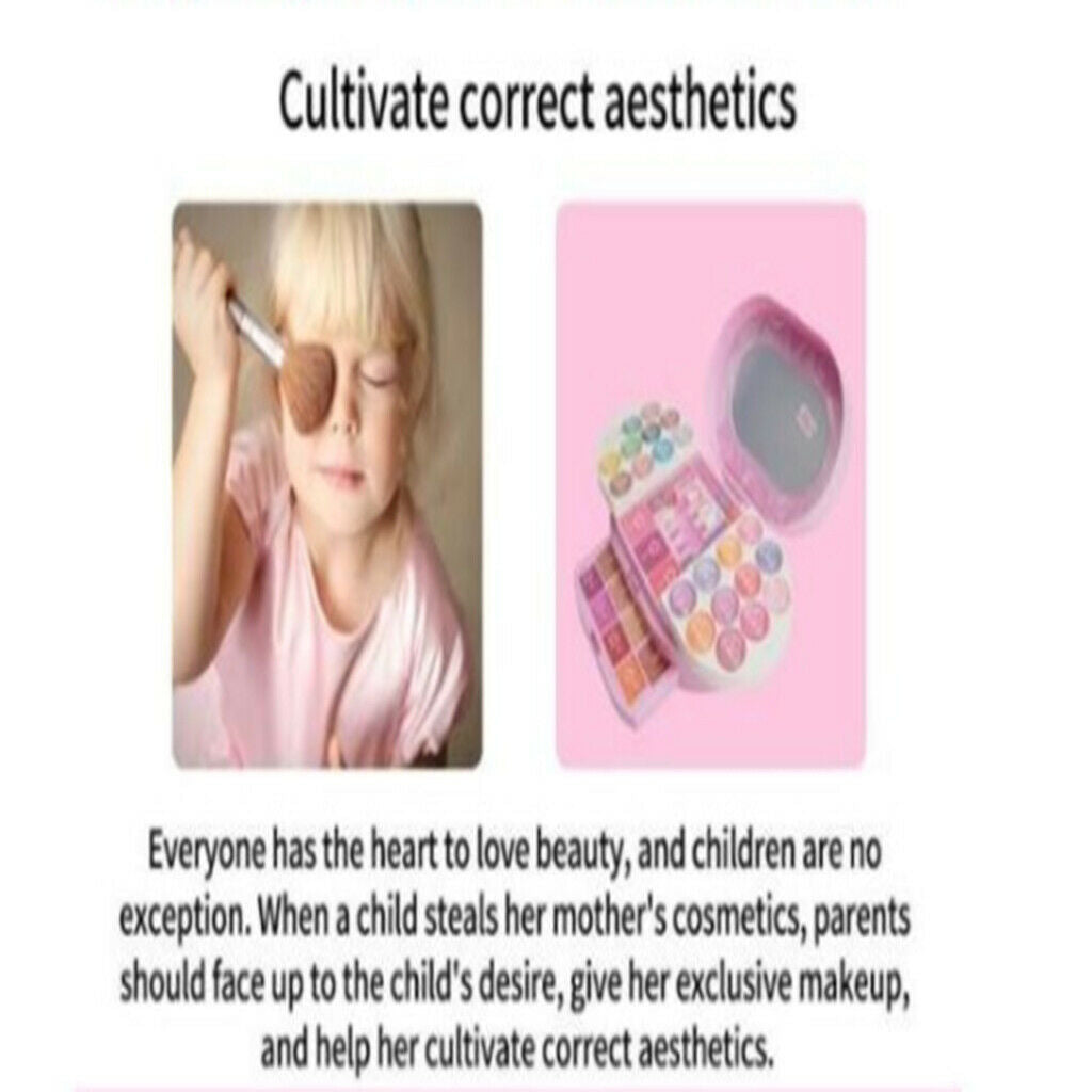 Little Girls Makeup Set Kids Children Play Game Cosmetics Girls Dressing Vanity