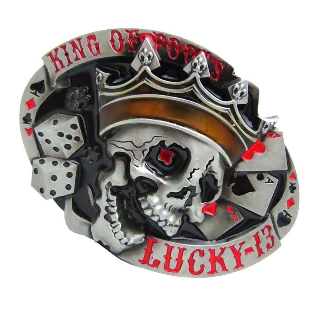 Gothic belt buckle Metal Belt Buckle Accessories fit Belt Beckle Men Red