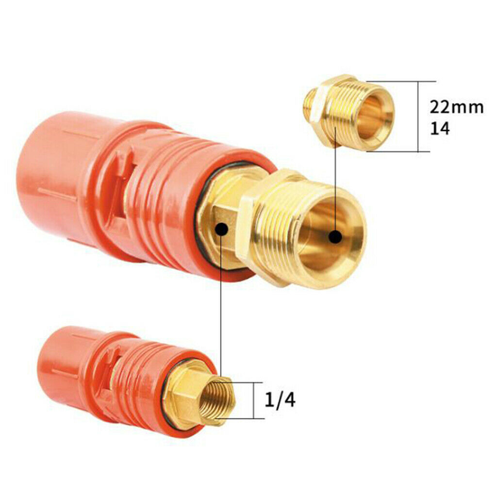 1/4'' 4500PSI High Pressure Fan/Stream Washer Nozzle for Car Wash Patio