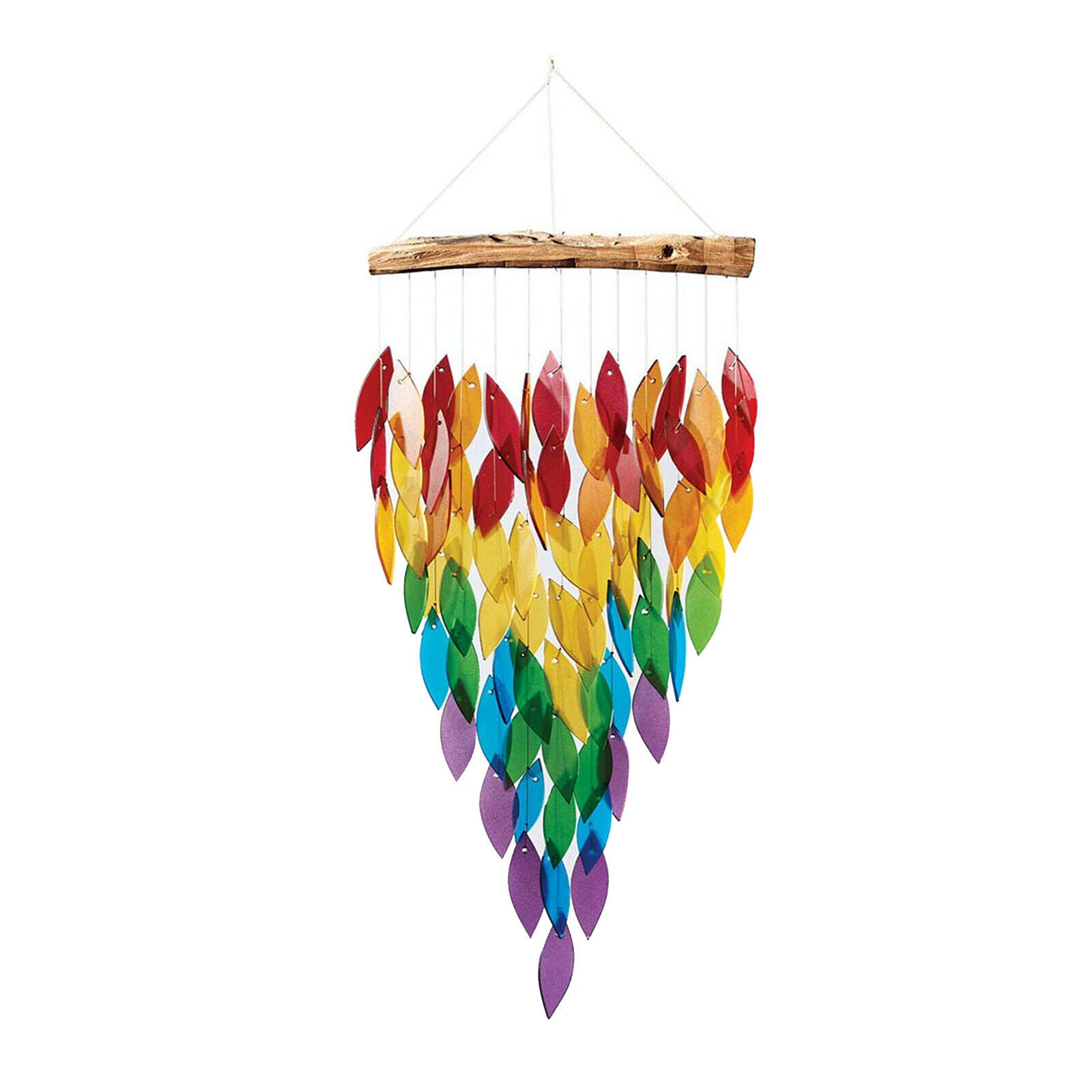 Rainbow Wind Chimes for Garden Porch Backyard Patio Outdoor Hanging Decors