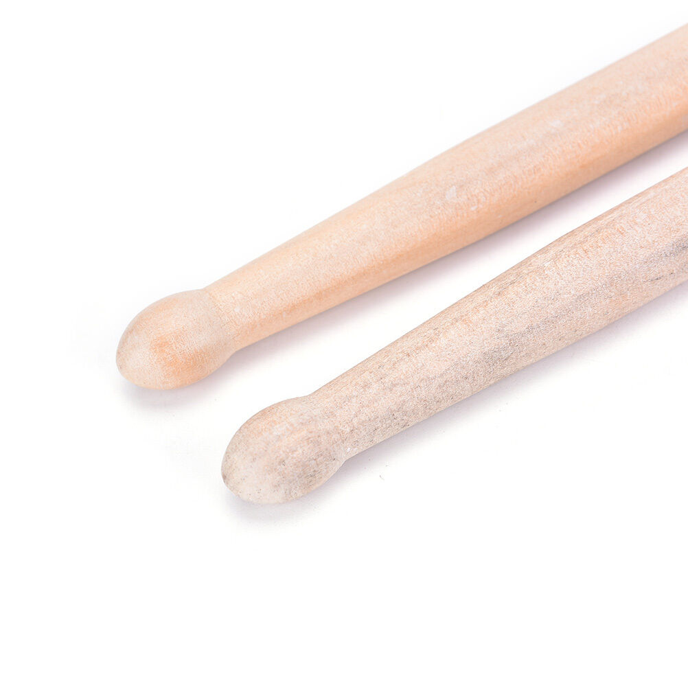 New 1 Pairs Music Band Maple Wood Drum Sticks Drumsticks 5.l8