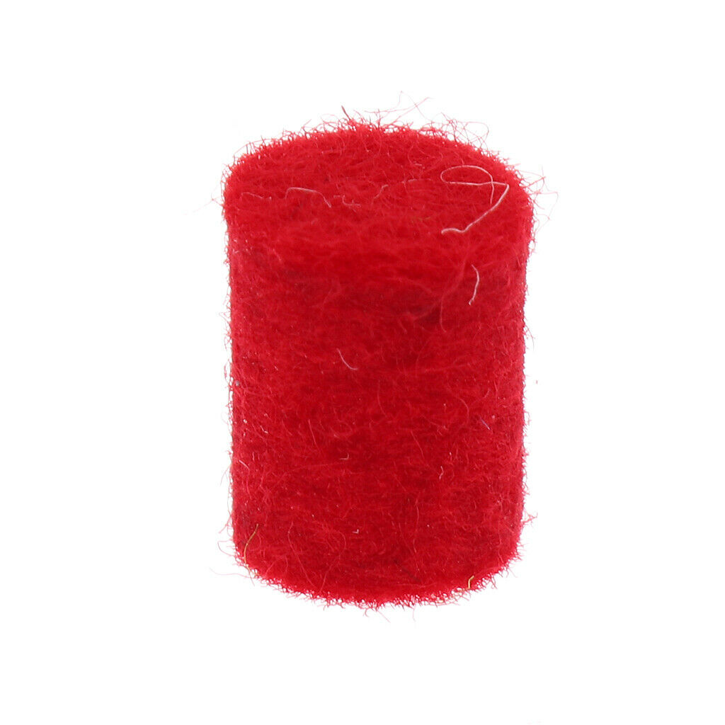 40pcs/set Saxophone Key Guard Bumper Felt 8mm for Sax Accessoires Red+Green