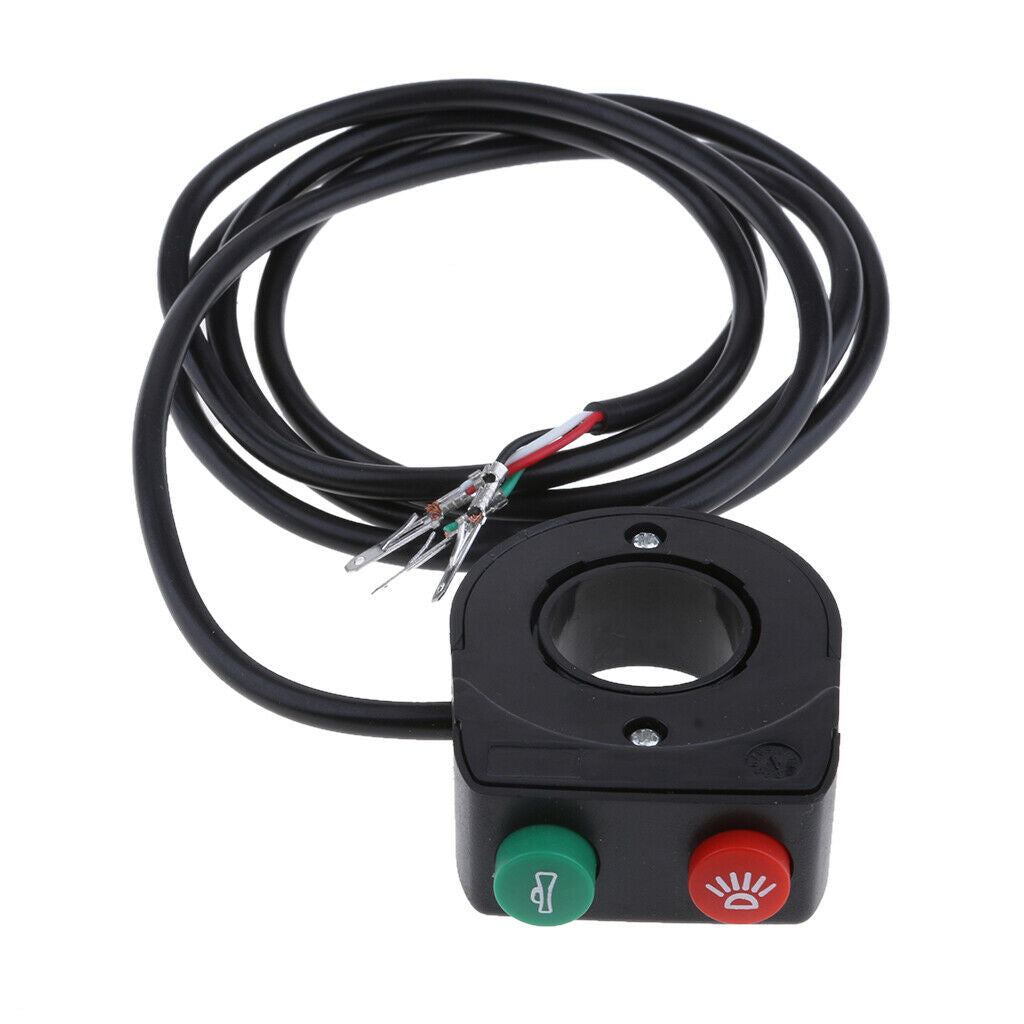 Horn Headlight Switch Motorcycle Dual Function Switch On / Off