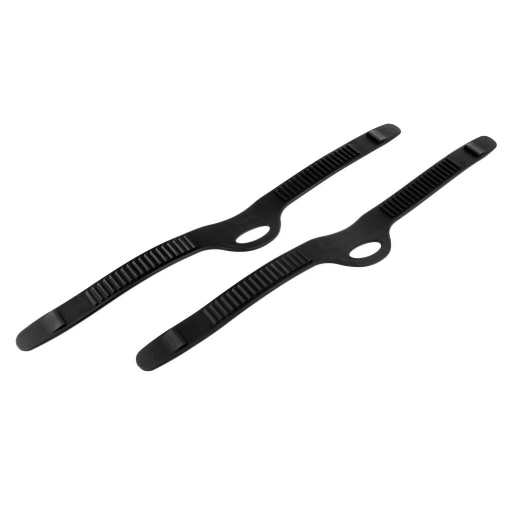 2Pcs Rubber Fin Flippers Strap Swimming Scuba Diving Dive   Accessories L