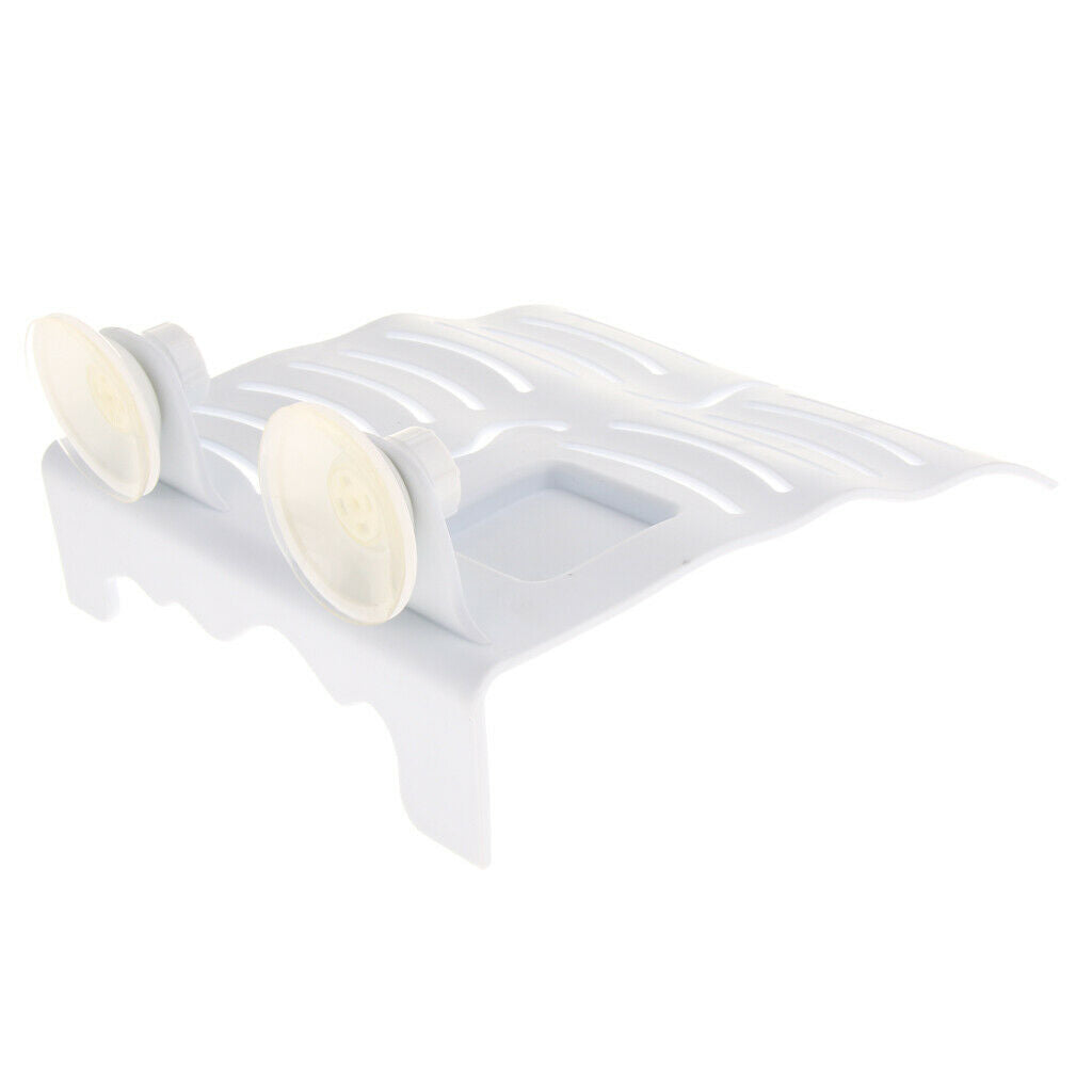 Aquarium Reptile Turtle Pier Basking Terrace Foating Island Platform White L