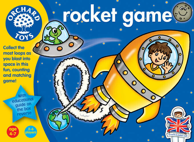Orchard Toys 029 Rocket Game Kids Childrens Toddler Fun Learning Game 4 - 7 Yrs