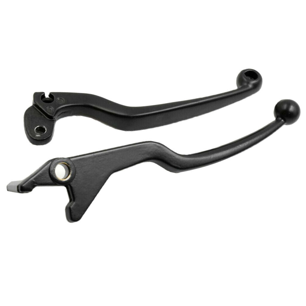 2pcs Handle Grip Metal Clutch Lever For for Suzuki Motor 125cc GN125 GS125 Black