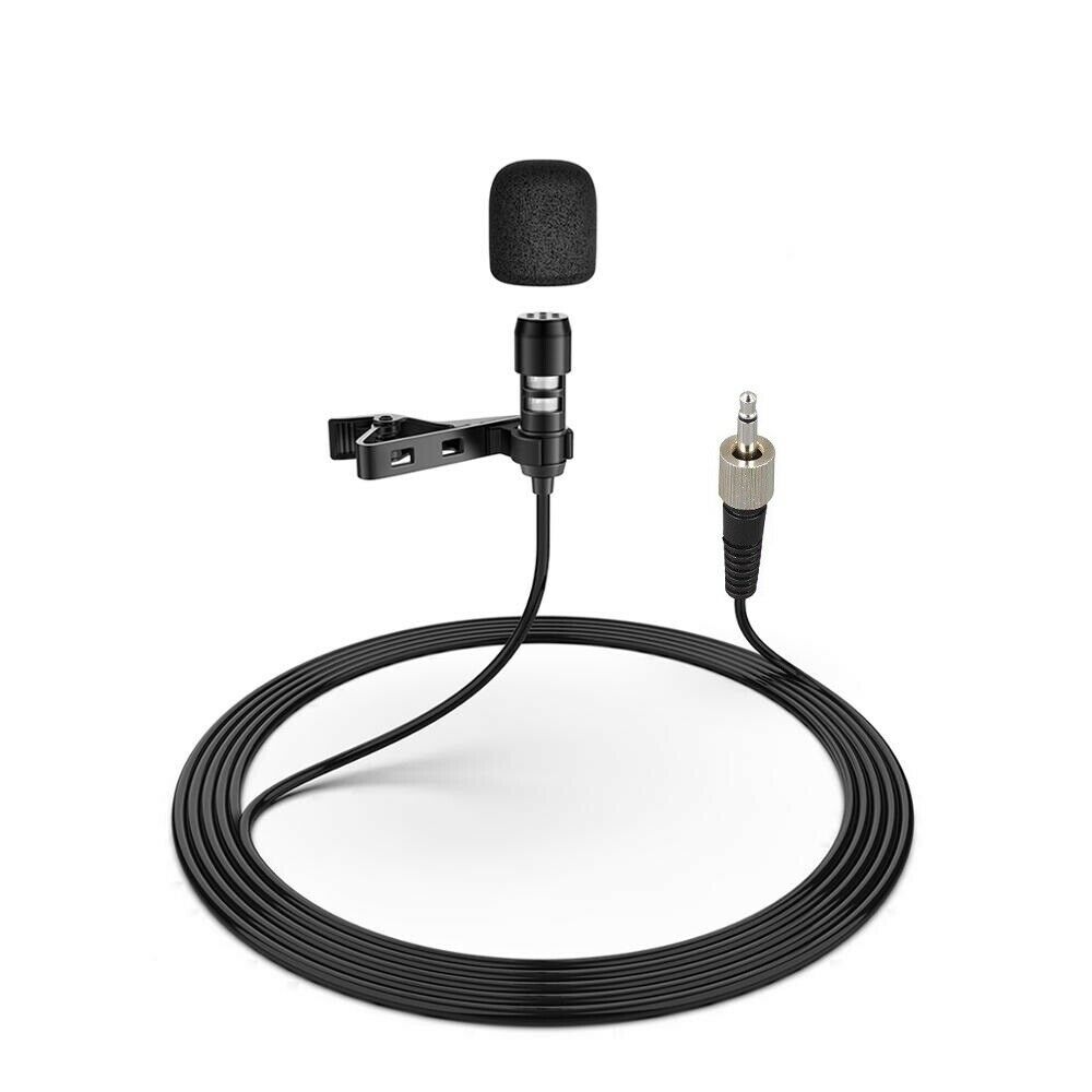 Lapel Mic Lavalier Microphone for Sennheiser Wireless System SK100/300G1/ G2/G3