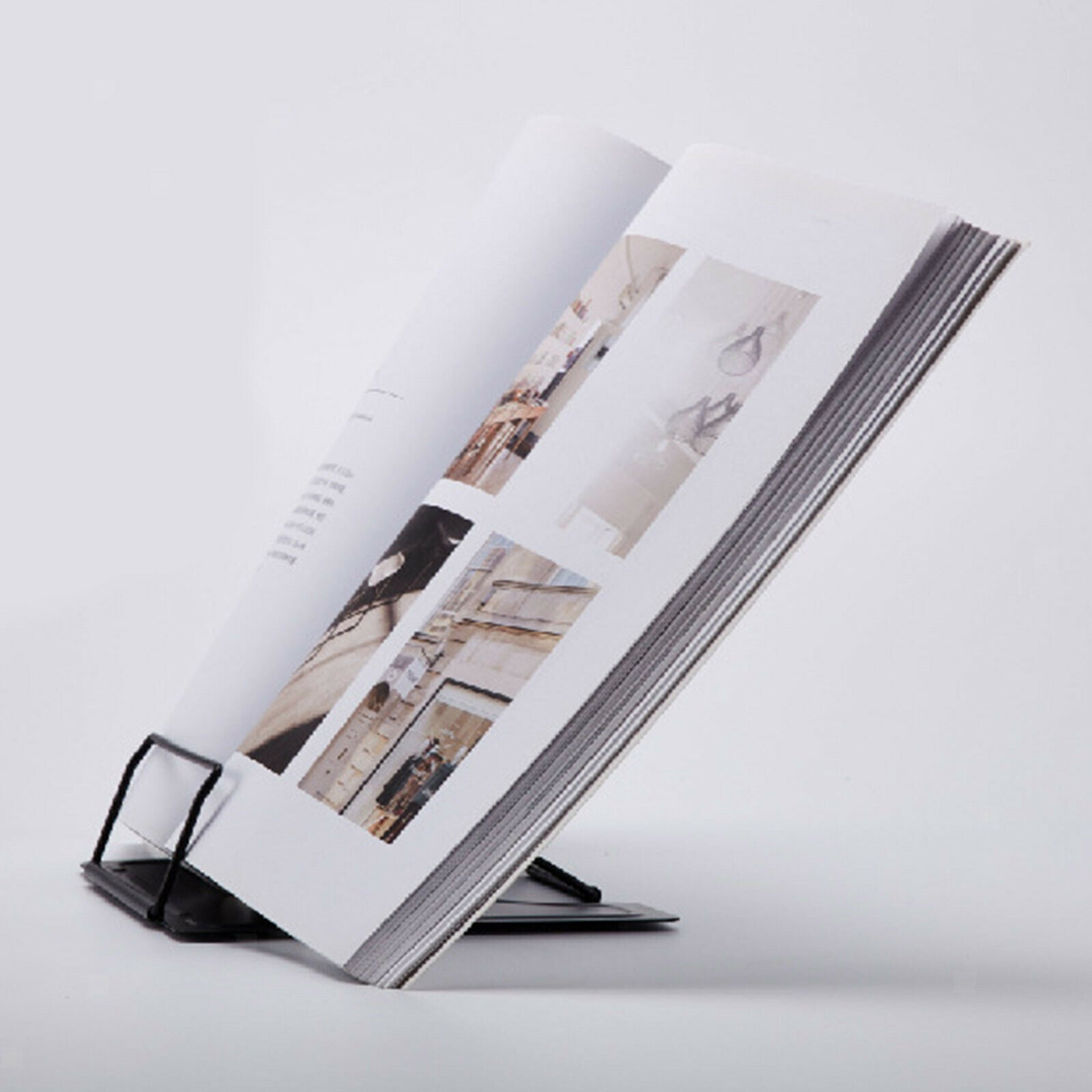 Portable Book Stand Cookbook Holder Rest Tablet Rack Shelf for Home Office