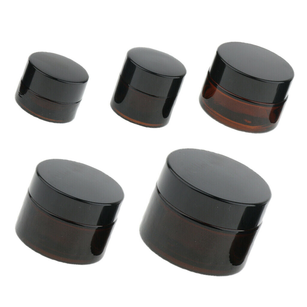 6 Pcs Refillable Empty Cosmetic Container Jars Make Up for Women/Men 5g