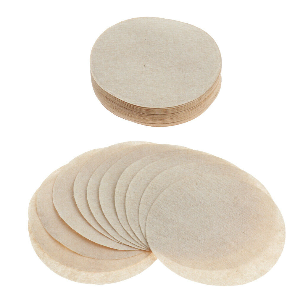 2X 100pcs Unbleached Coffee Filter Paper for Moka Vietnamese Coffee Maker