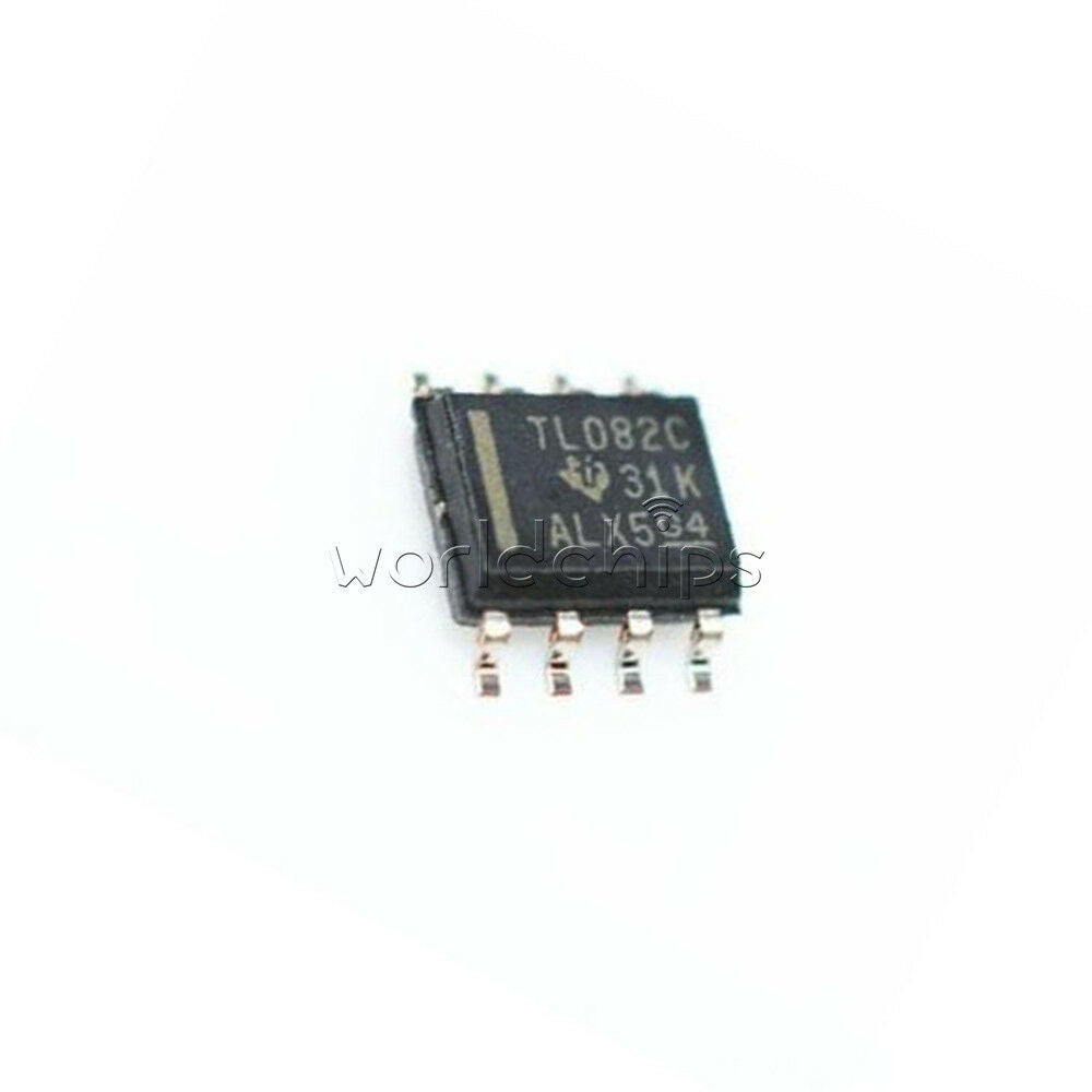 10PCS TL082 TI SOP8 IC JFET-INPUT OPERATIONAL AMPLIFIERS