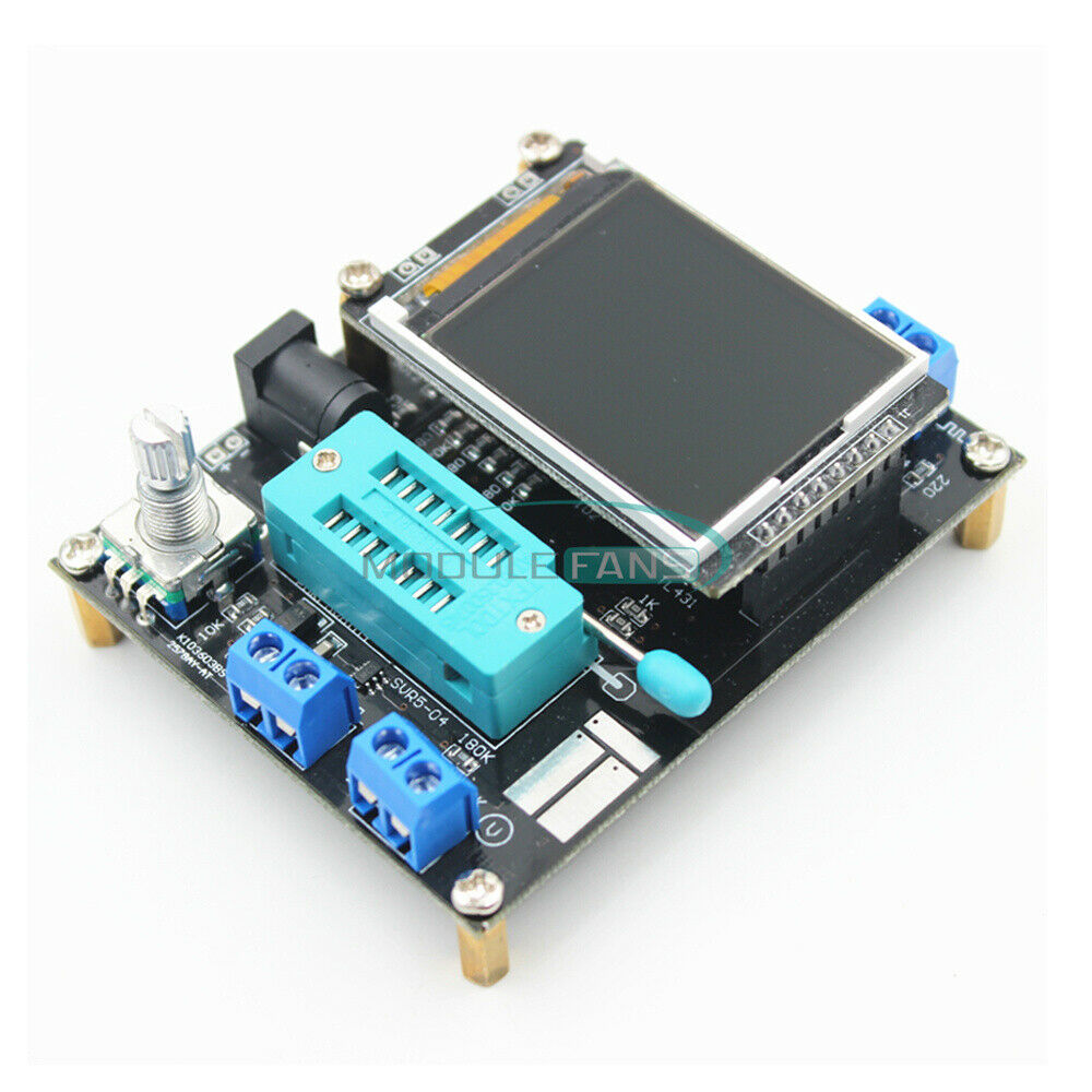 Russian GM328 Assembled Transistor Tester LCR ESR Meter PWM Signal Generator