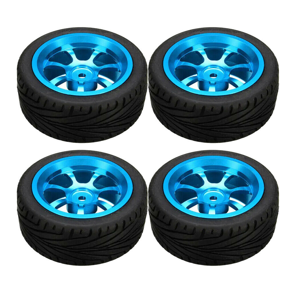 4Pcs 1/14 Large Size Tyres Accessory Replacement Parts fits Wltoys 144001