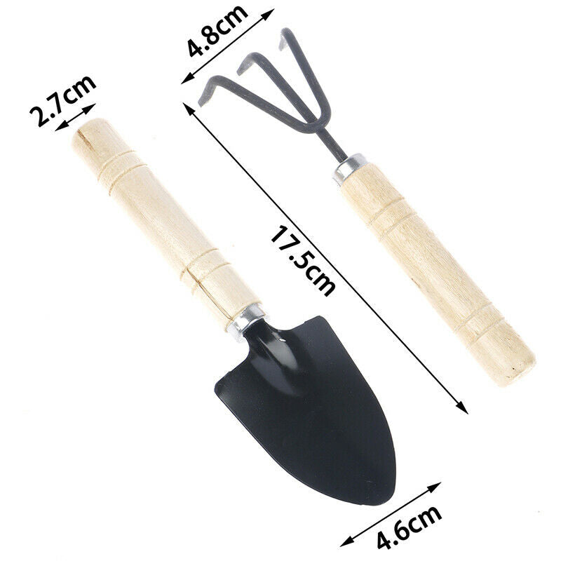 2pc Gardening Tools Mini Garden For Tools Small Shovel Hoe Plant Potted T.l8