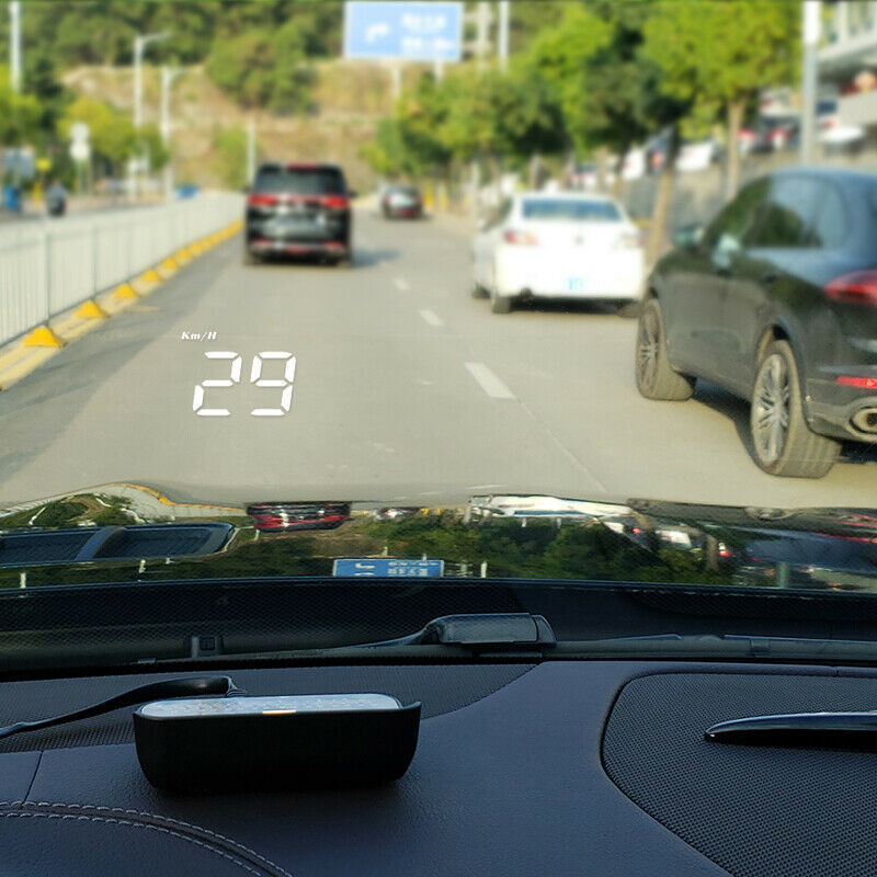 M8 Safety Car Head Up Display OBD2 Overspeed WarningSystem Speedometer Projector