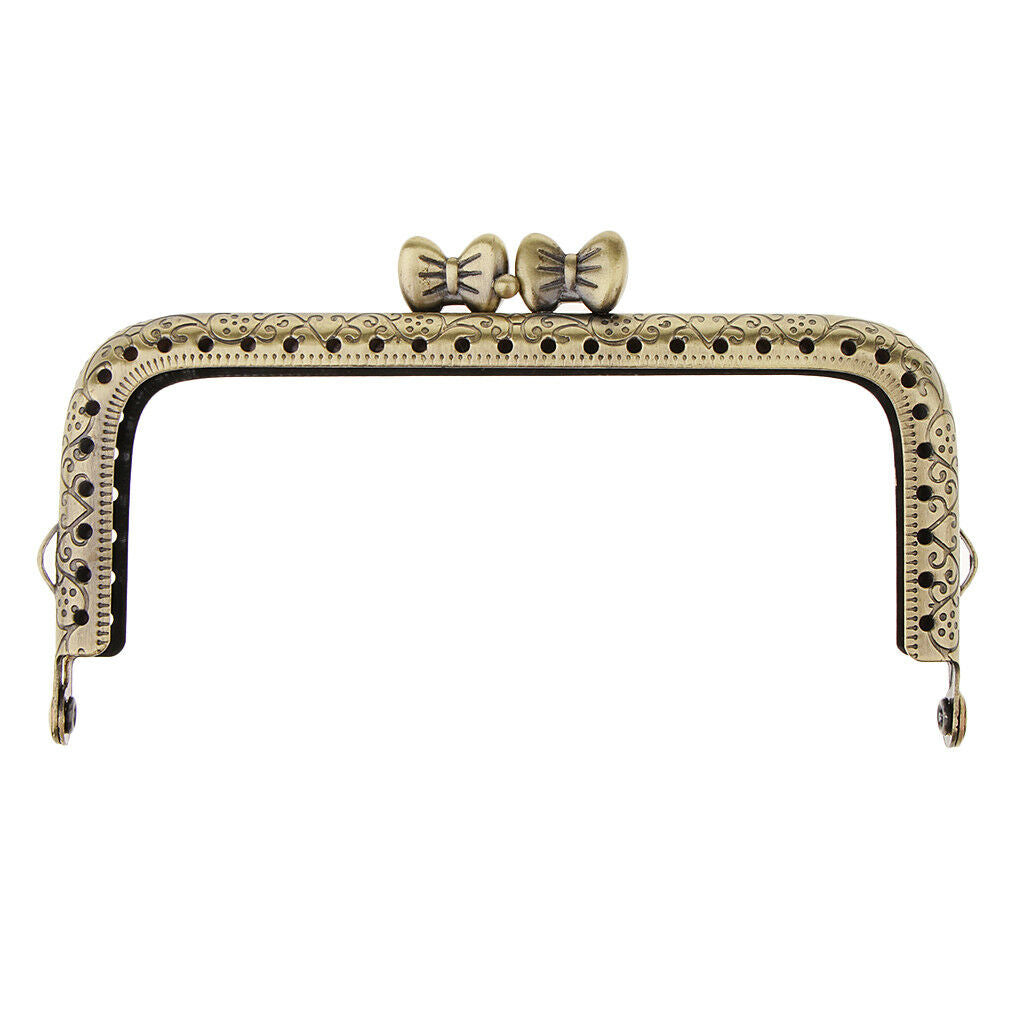 Classic Retro Metal Purse Bag DIY Craft Frame Kiss Clasp Lock Handles 10.5cm