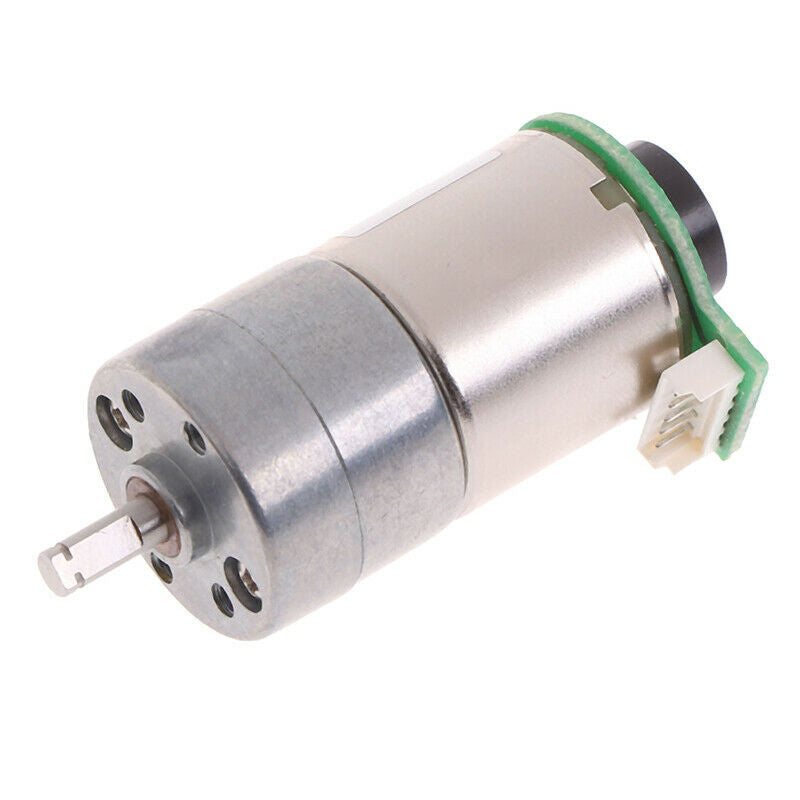 DC 6V 12V Full Metal Gear Box 32-64RPM With Encoder speed For Smart Car Robo Qx