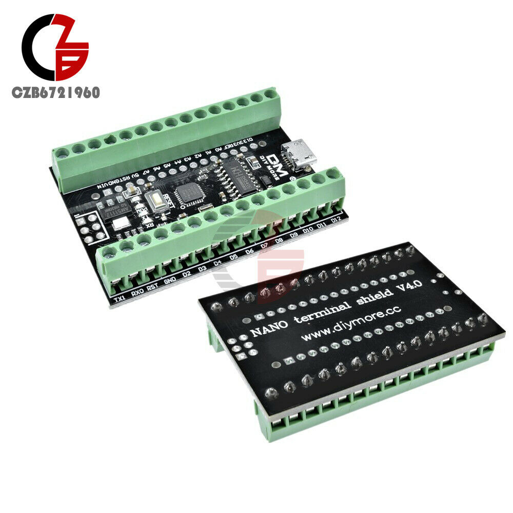 2 in 1 Atmega328P CH340 USB Driver & Nano V3.0 Terminal Adapter expansion Board