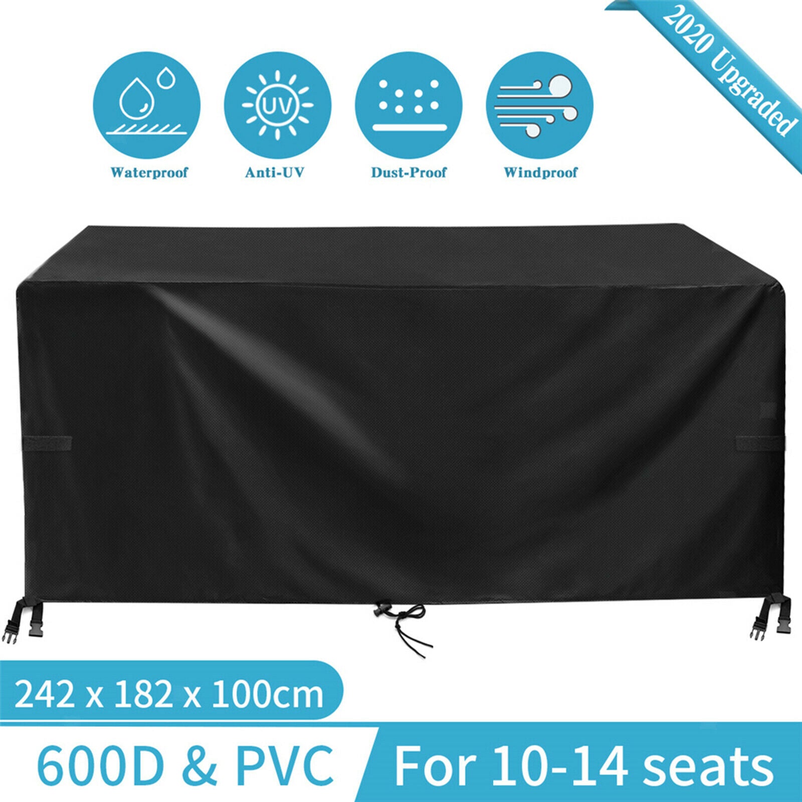 Furniture Dust Cover Waterproof Pool Table Cover for Patio Home Terrace