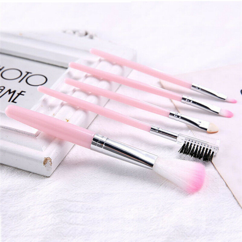 5xWomen Makeup Brush Eye Shadows Lipsticks Cosmetic Brushes Tools Set Kits Pip