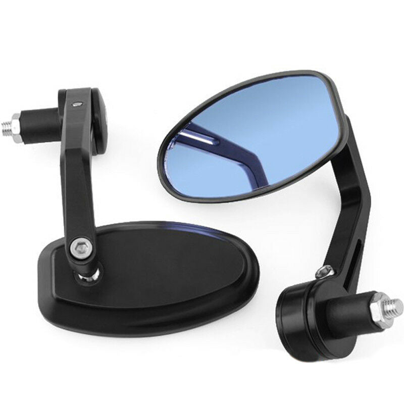 2PCS 7/8" Handlebar End Mirrors Universal For Motorcycle Street/Sports bikes ATV
