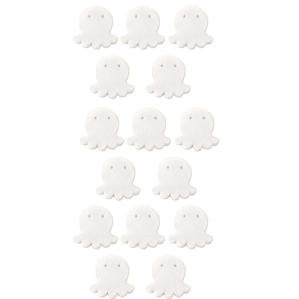 15x Oil Absorbing Sponge Scum Grime Sponge Absorber for Pools Octopus White