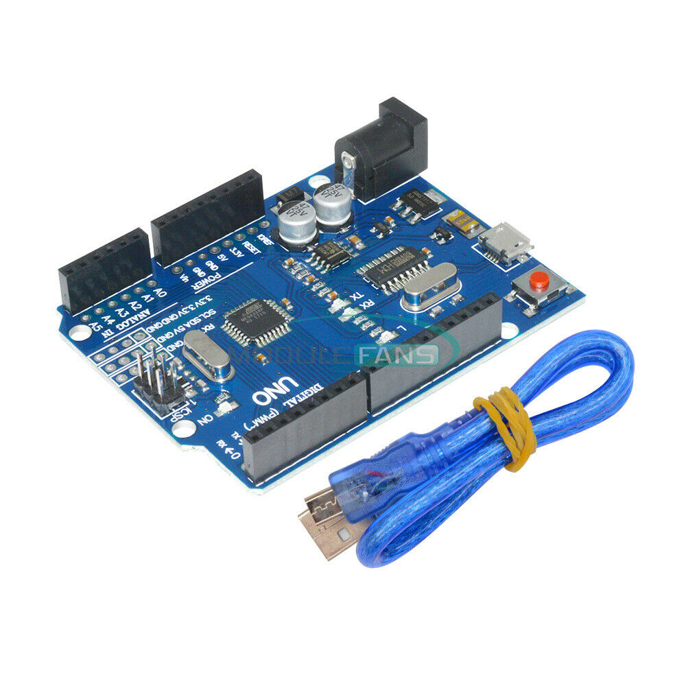Latest Version UNO R3 ATMEGA328P-16AU CH340G With Micro USB Cable
