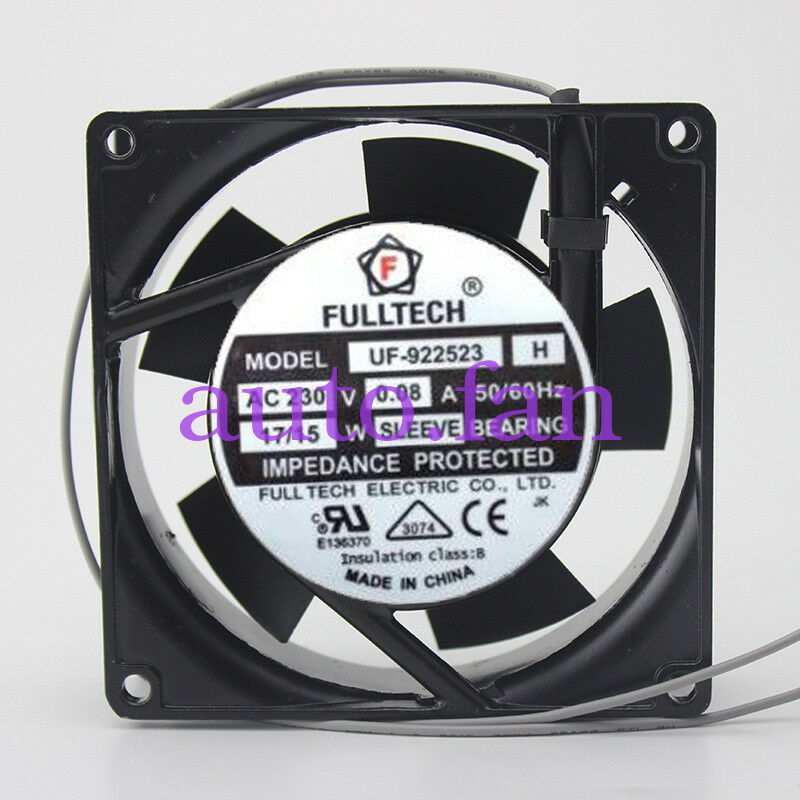 1pc FULLTECH UF922523 Cooling fan 230V 17/15W 92*92*25MM