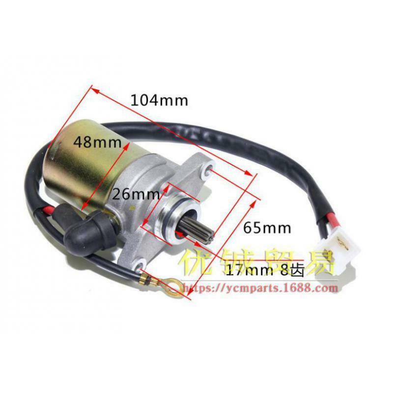 9 Splines 9 Teeth Starter Motor for Yamaha Jog 50