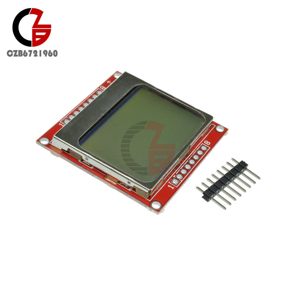 2PCS 84*48 Nokia LCD Display Module (White Backlight Adapter PCB) For Nokia 5110